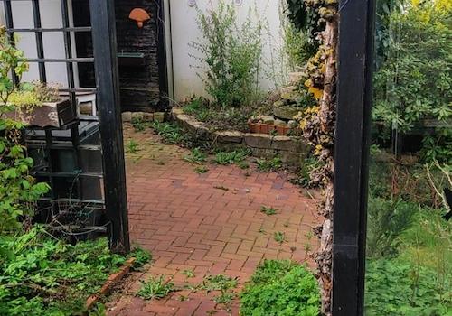 Garten Aufgang Terasse