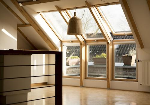 Essen - Ausgang Dachterrasse