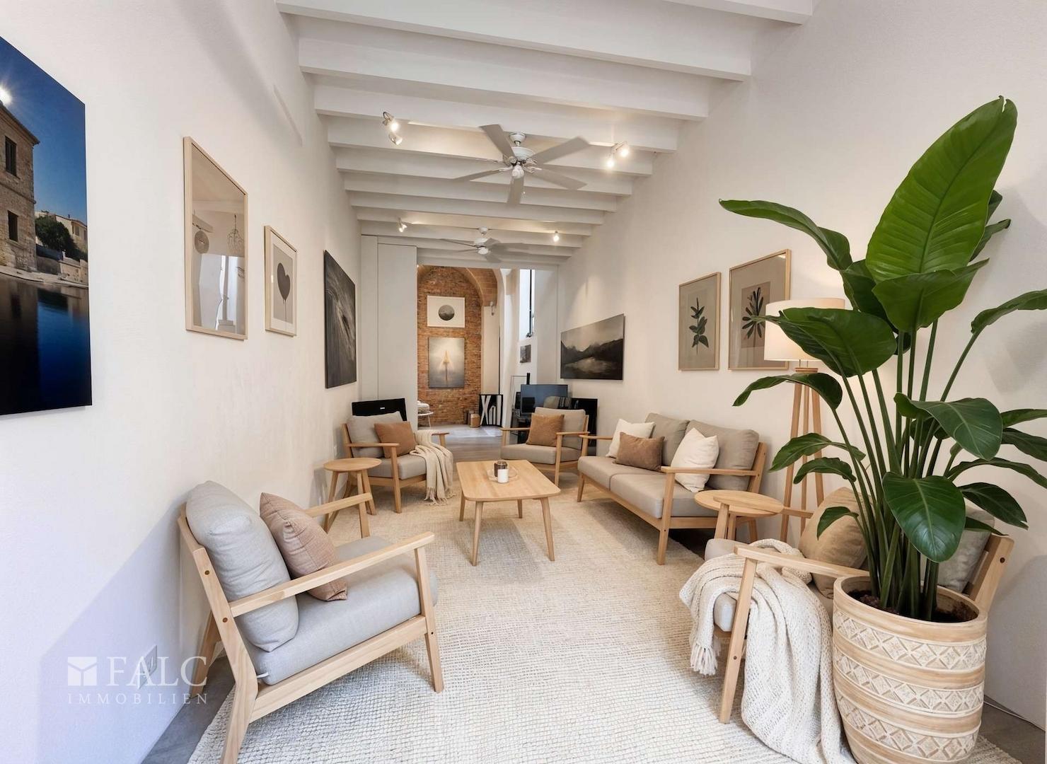 Geschäftsraum-Wohnbeispiel