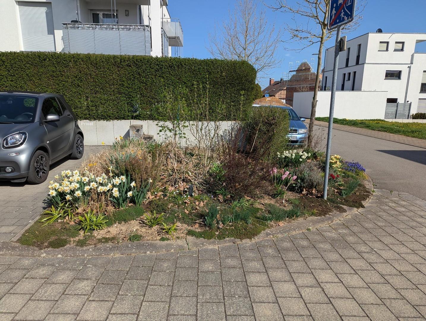 Tieferliegendes Gartenstück