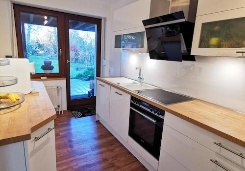 Küche, Blick Garten