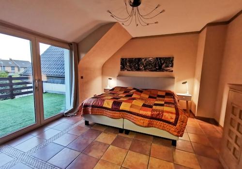 Schlafzimmer mit Dachterrasse