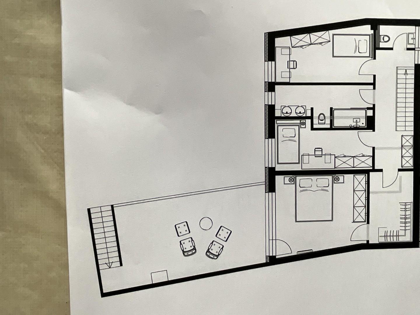 Wohnungsaufteilung oben