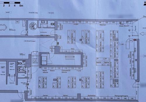 Grundriss Geschäftsfläche