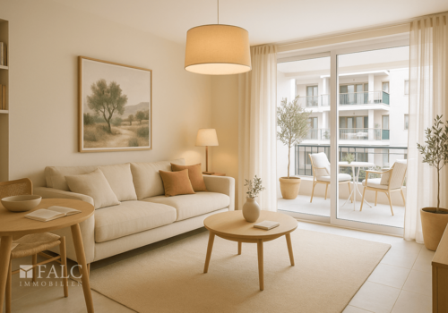 Wohnzimmer Beispiel KI