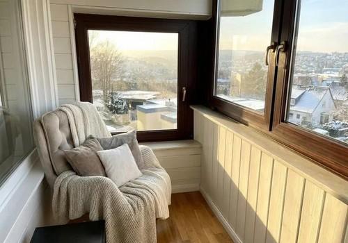 Balkon mit herrlichem Blick