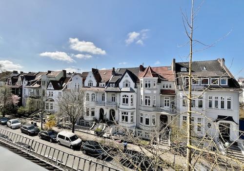 Blick aus dem Küchenfenster