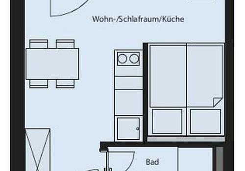 Grundriss Typ 1.1 - 24,4 m²