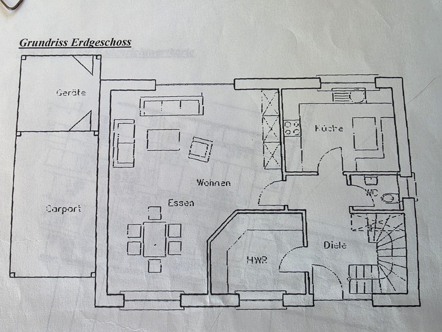 Grundriss Erdgeschoß