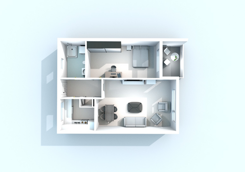 Visualisierung Draufsicht