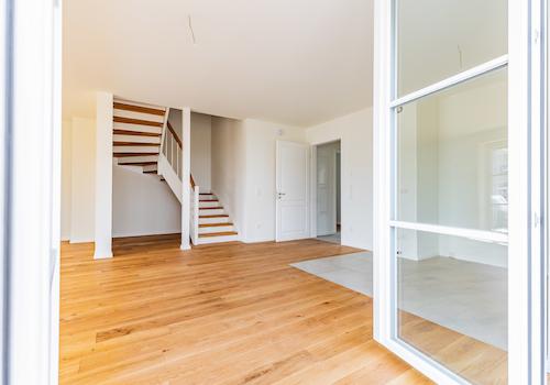 Ausblick Wohnen/Essen/Küche (EG)