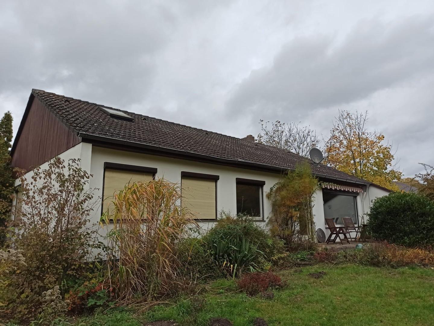 Idee: Fenstertüren + Pergola 