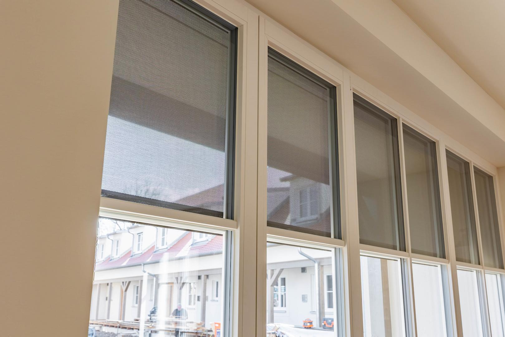 Wohnen/Essen/Kochen (EG) mit elektr. Textilscreen