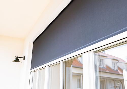 Wohnen/Essen/Kochen (EG) mit elektr. Textilscreen