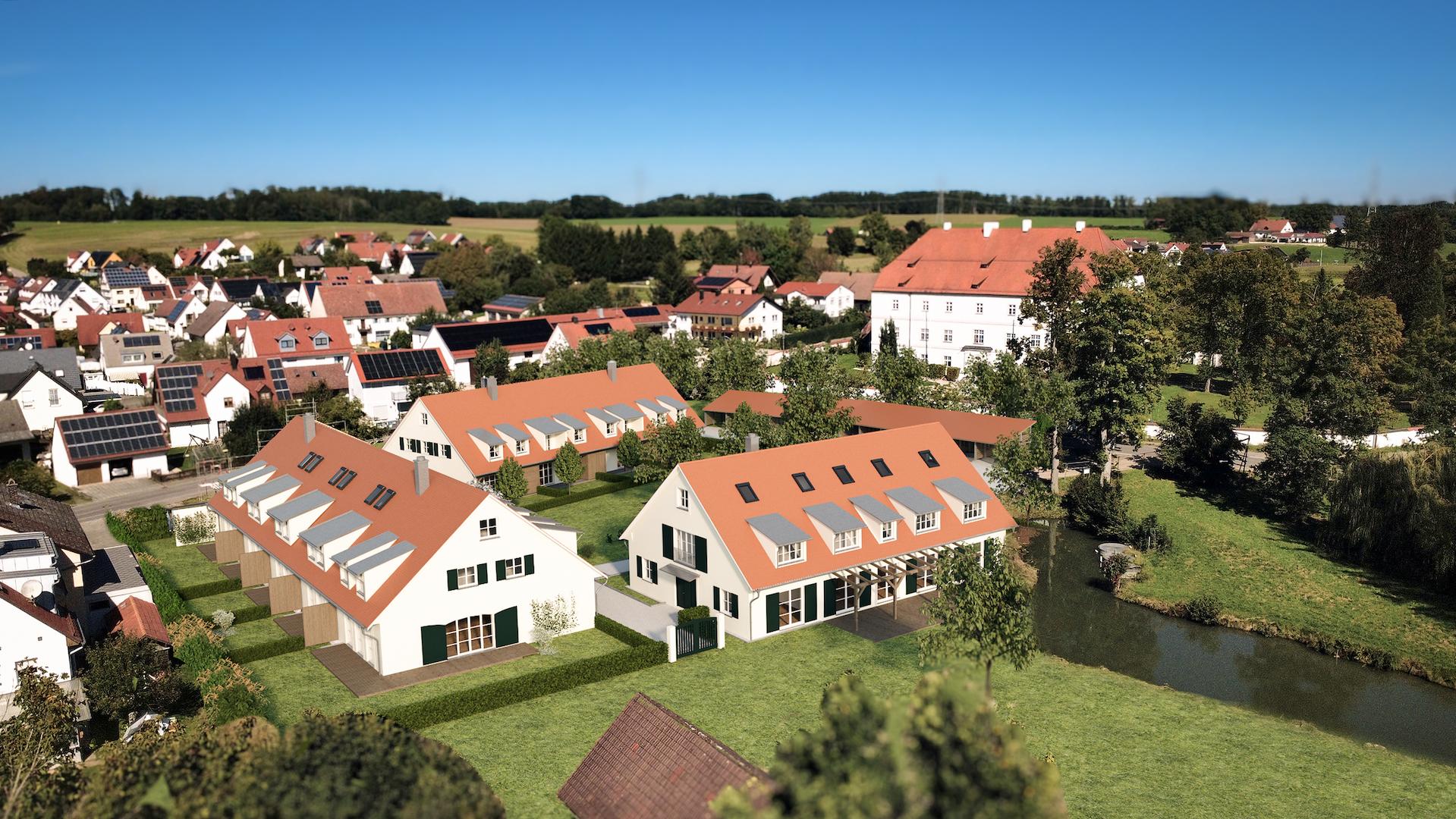 Rendering gesamte Schlosshofanlage