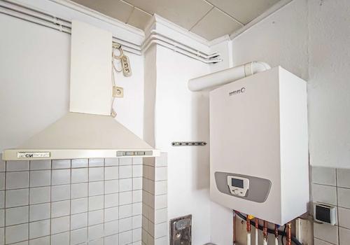 Küche mit Gastherme