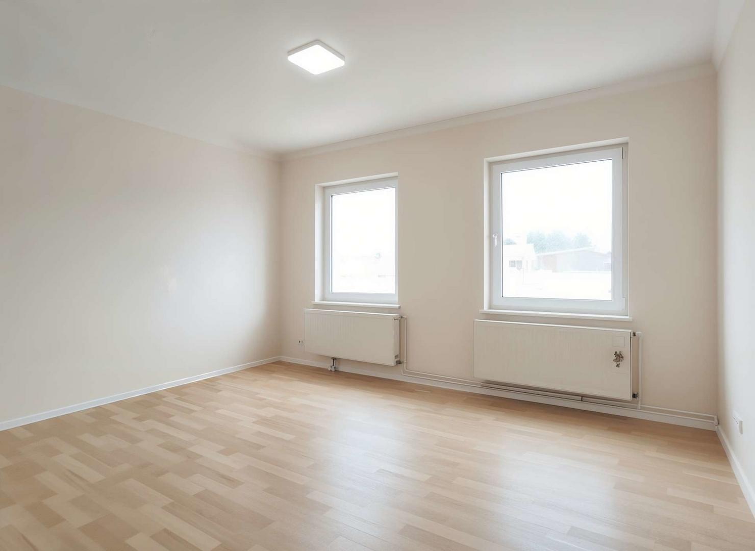 Wohnzimmer - KI renoviert