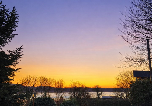 Winterliche Abendstimmung