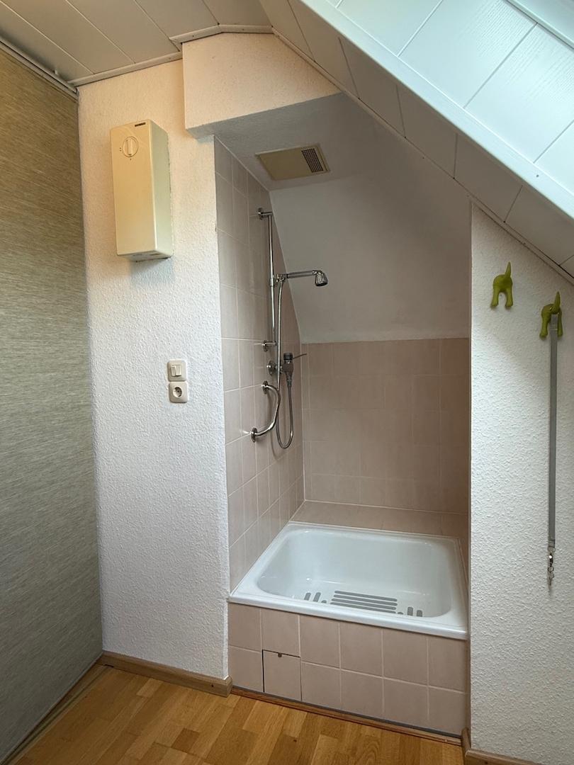 Ansicht Dusche im OG