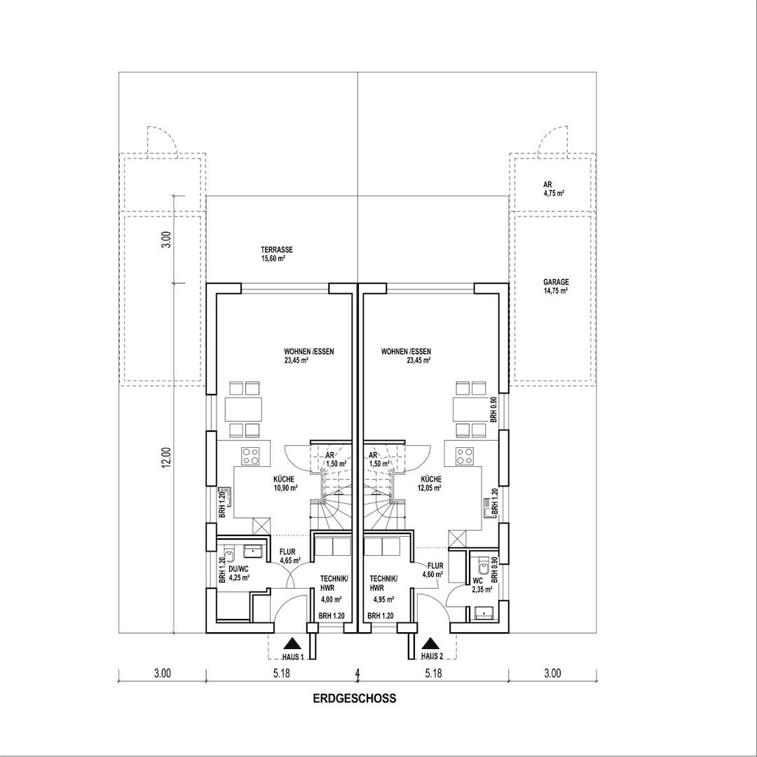 BV Hangelar Grundriss Erdgeschoss