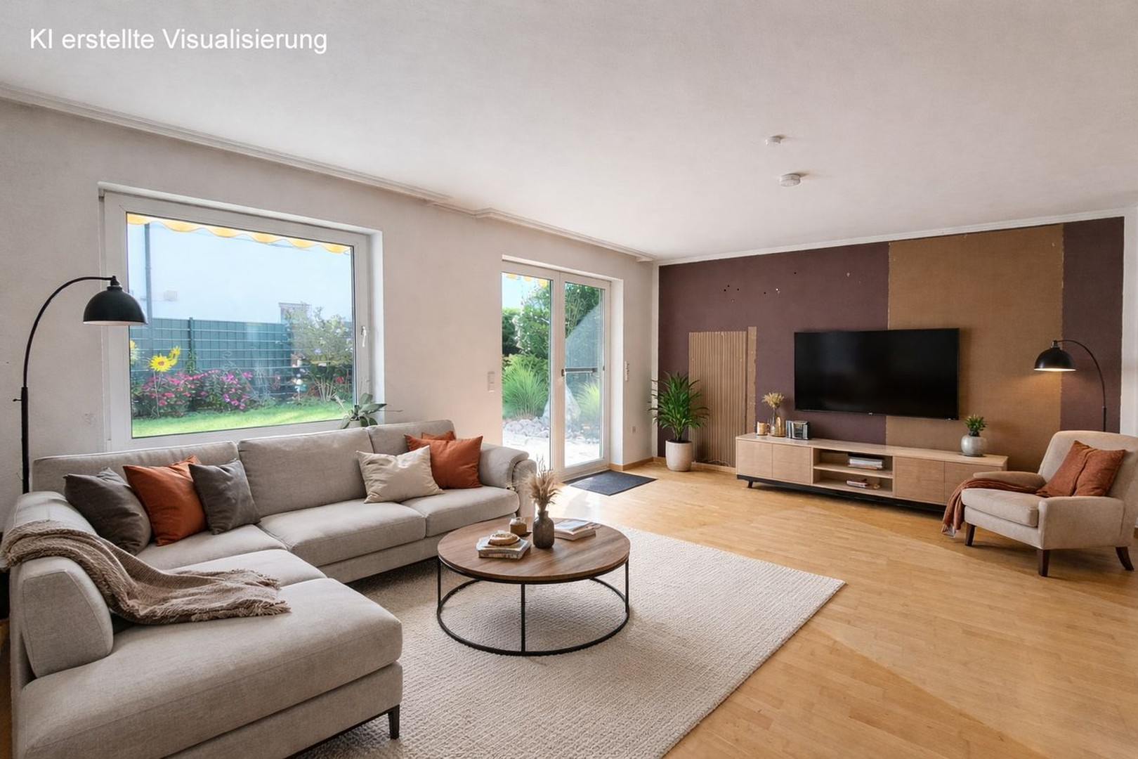 Wohnzimmer visualisiert