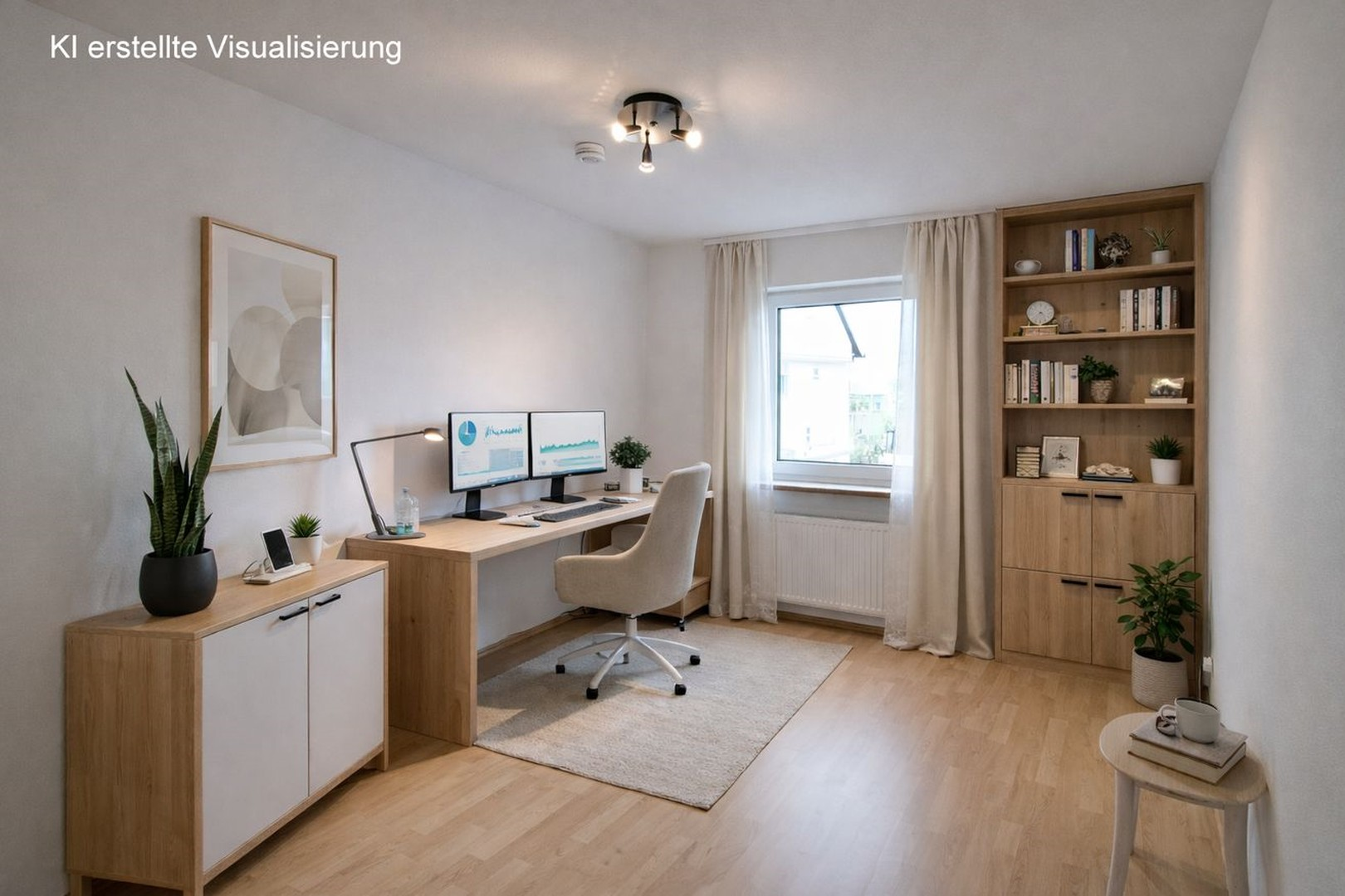 Büro visualisiert