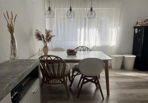 Küche mit Esszimmer