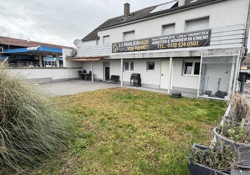 Hausansicht aus dem Garten 