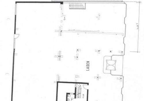 Grundriss Ladenlokal