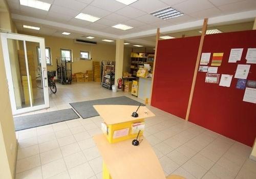 Innen damals als Post