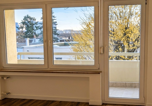 Balkonansicht vom  Wohnzimmer