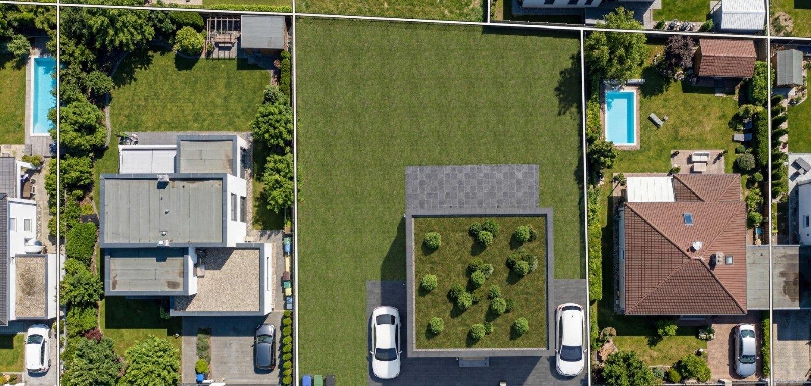 Hausansicht draufsicht