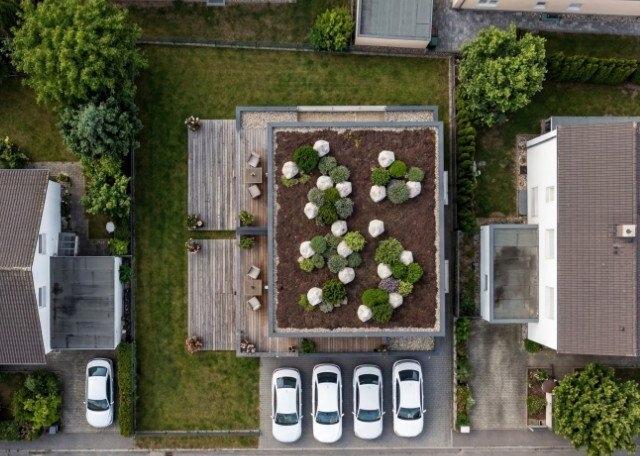 Hausansicht Draufsicht