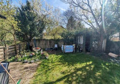 Garten Blick Richtung Osten