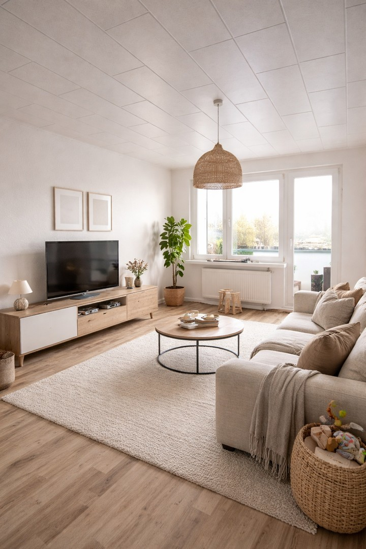 Wohnbeispiel des Wohnzimmers
