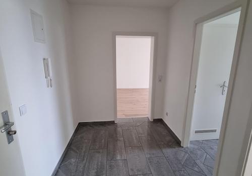 Flur Blick auf Schlafzimmer