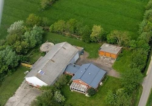 Luftbild Gebäudeensemble