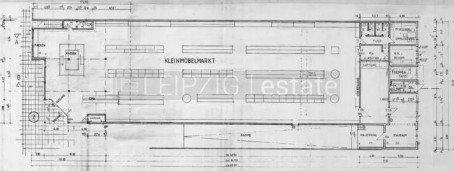 Grundriss Möbelmarkt
