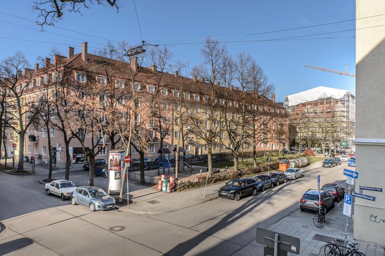 Blick in den kleinen Park