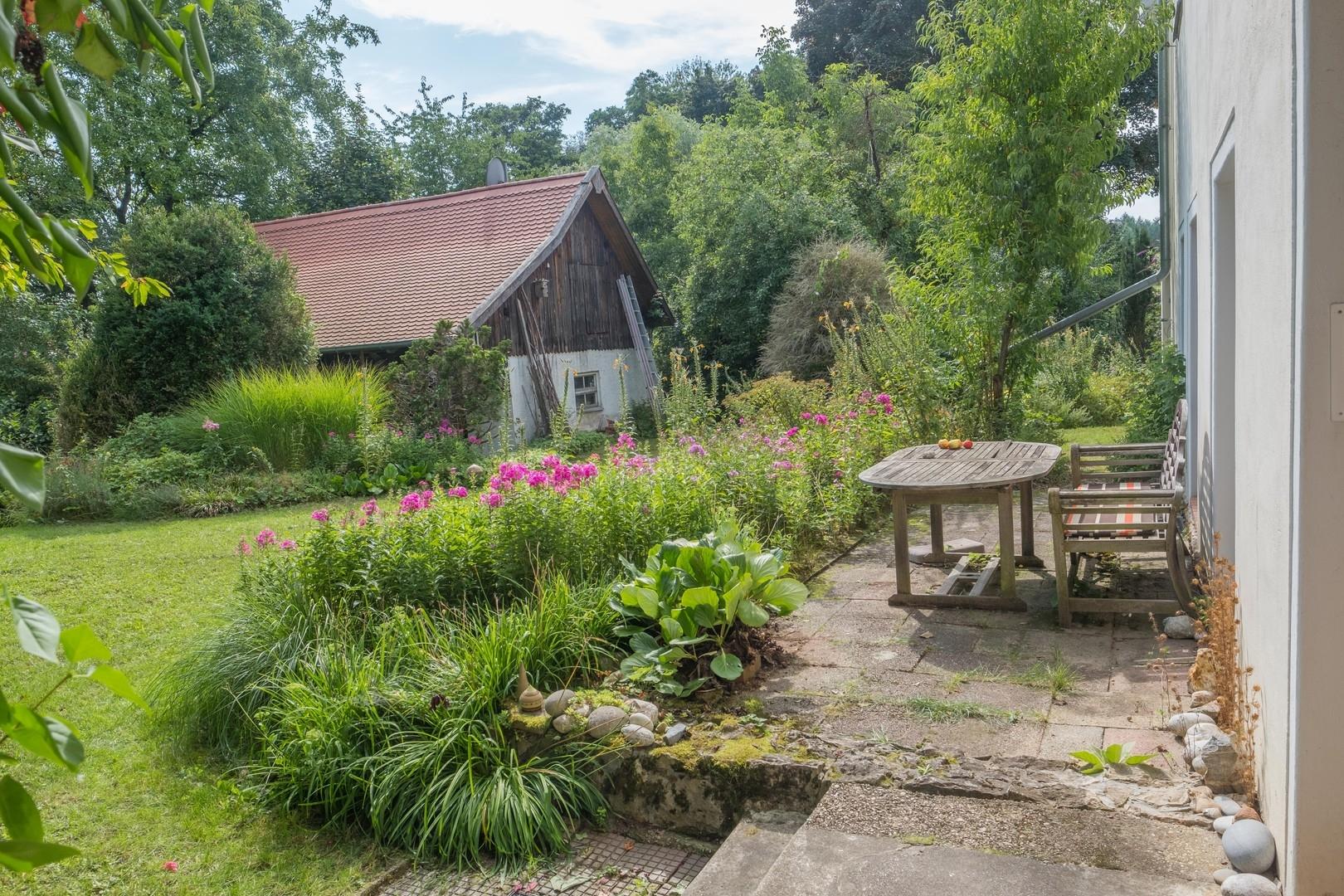 Blick Richtung Garten