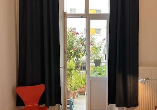 Schlafzimmer zum Hof