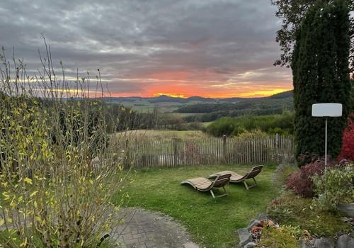 Sonnenuntergang vorne