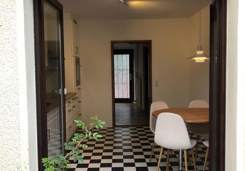 Terrassenzugang von Küche