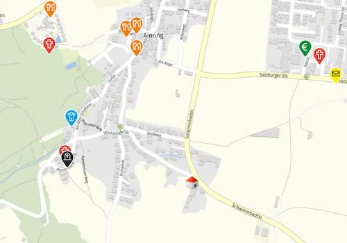 Geolyzer Kartenausschnitt