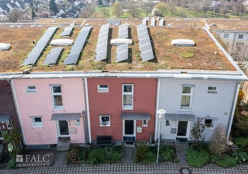 Pultdach mit Photovoltaik