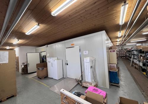 Vorraum zu den Kühlräumen