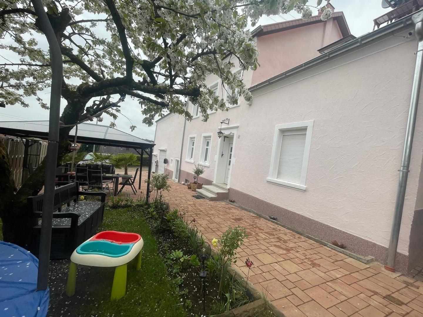 Vorderansicht vom Kirschbaum a