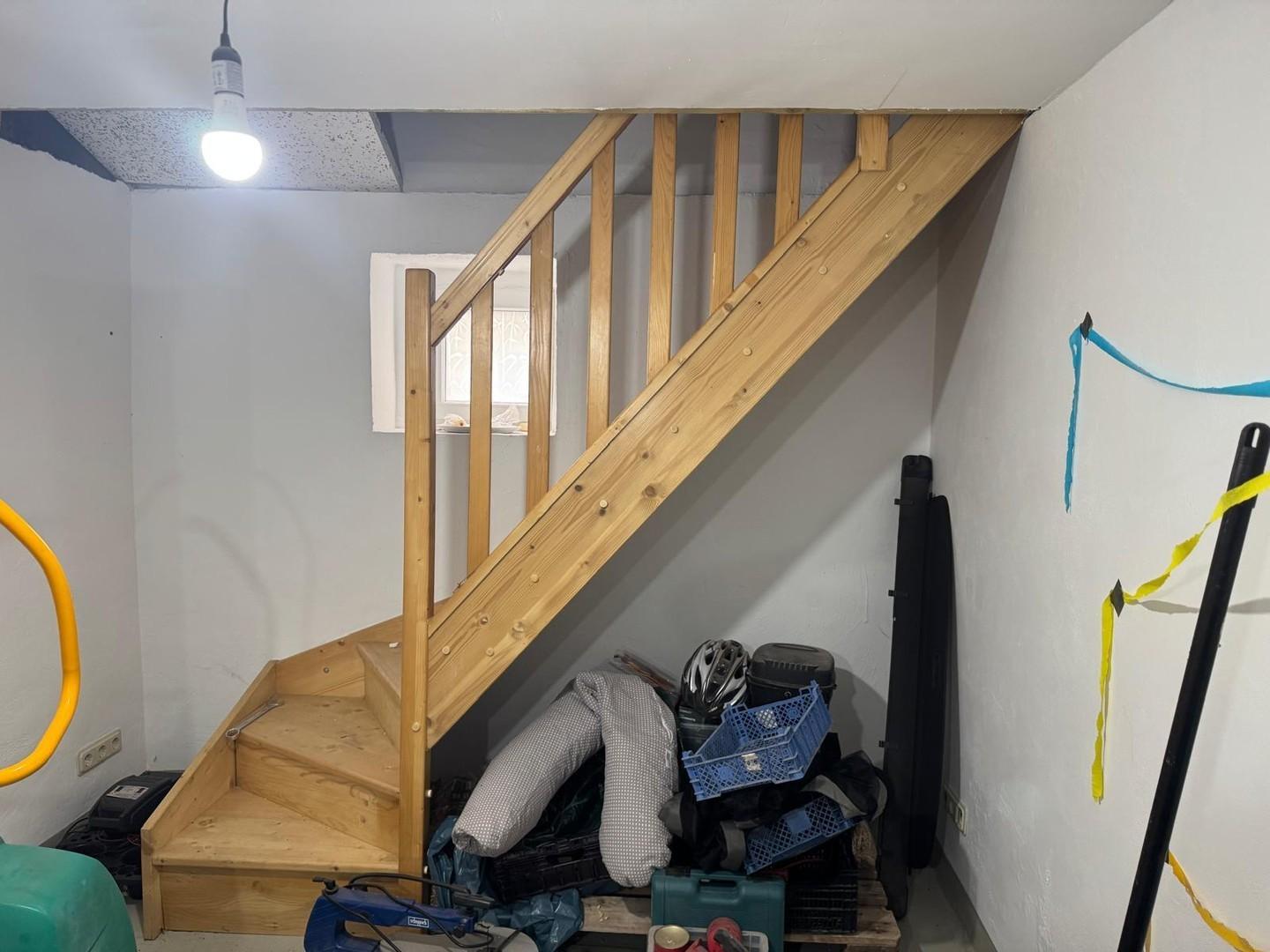 Aufgang auf den Scheunenboden