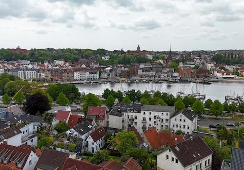 Blick über Flensburg