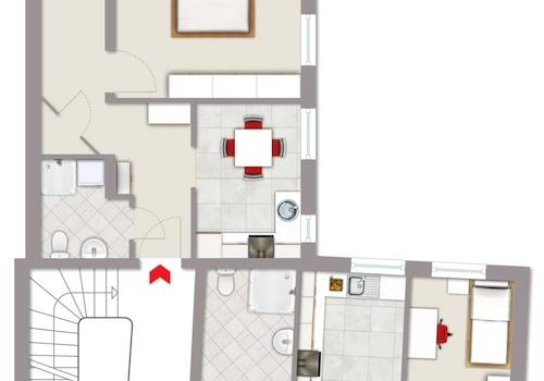 Grundriss 1. Obergeschoss